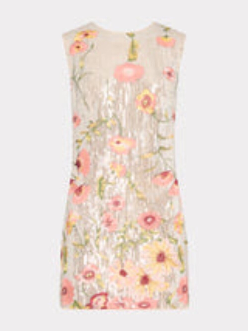 Milly Ivette Floral Sequins Embroidery Dress